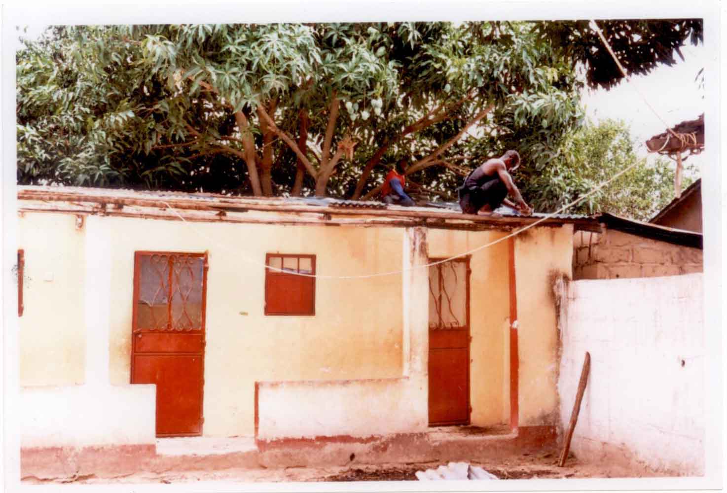 Foto van dakreparatie